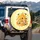 Honeybees Beehive Honey Pot Daisy Field - Sunny Meadow Home Decor Gift Spare Tire Cover - 3