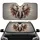 White Elephant Head Golden Floral Crescent Moon - Opulent Home Decor Gift Car Sunshade - 1
