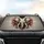 White Elephant Head Golden Floral Crescent Moon - Opulent Home Decor Gift Car Sunshade - 4