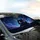 Black Cat White Eyes Peeking Cosmic Nebula Starlight - Everyday Gift for Cat Lovers Car Sunshade - 6