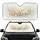 Daisy Flowers Sun-Drenched Field - Nature Lover Gift for Car Owners Car Sunshade - 1