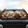 Joyful Maine Coon Cat Group - Wildlife Lover Travel Essentials Car Sunshade - 4