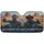 Frantic Zombie Duo Vintage Vehicle Desert Road Trip – Road Travel Essentials Car Sunshade - 3