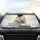 White Lion Jesus Bible Jeweled Cross Golden Crowns - Christian Devotion Gift Car Sunshade - 4