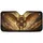 Powerful Roaring Golden Lion Feathered Wings Ornate Armor - Fantasy Creature Gift Car Sunshade - 3