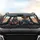 Terrified Zombie Drivers Desert Highway - Horror Car Decor Gift for Horror Fans Car Sunshade - 4