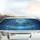 Majestic Dolphins Glowing Heart - Ocean Lover Marine Wildlife Gift Car Sunshade - 5