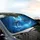 Majestic Dolphins Glowing Heart - Ocean Lover Marine Wildlife Gift Car Sunshade - 6
