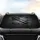 Black White Distressed American Flag - USA Pride Daily Display Gift for Veterans Car Sunshade - 4