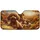 Poodle Dogs Autumn Trees Landscape Hills Winding Path - Dog Lover Lifestyle Car Sunshade - 3