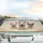 Three Fluffy Westies Smiling with Pink Bow and Sunglasses - Dog Lover Gift Car Sunshade - 5