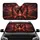 Screaming Bone & Demonic Skulls Fiery Hellscape - Gothic Car Decor Gift Car Sunshade - 1