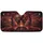 Screaming Bone & Demonic Skulls Fiery Hellscape - Gothic Car Decor Gift Car Sunshade - 3