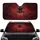 Majestic Large Segmented Black Spider Web Deep Crimson Smoke - Wildlife Lover Gift Car Sunshade - 1