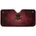 Majestic Large Segmented Black Spider Web Deep Crimson Smoke - Wildlife Lover Gift Car Sunshade - 3
