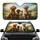 Golden Doodles Labradoodles Family Portrait - Dog Lover Gift Car Sunshade - 1