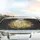 Majestic White Lion Golden Baroque Filigree - Home Decor Gift for Lion Lover Car Sunshade - 5