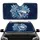 Crystalline Faceted Wolf Head Mosaic Frost Geometric Patterns - Gift for Wildlife Lovers Car Sunshade - 1
