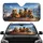 Tabby Cat Golden Retriever Dog Winter Mountain Road Trip - Pet Lover Travel Essentials Car Sunshade - 1