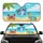 Cheerful Dolphin Snorkel Crab Tropical Beach - Beach Lover Summer Vacation Gift Car Sunshade - 1