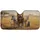 Roaring Lion Zebra Gazelle Fox Raccoon Savanna Group - Wildlife Lover Gift Car Sunshade - 3