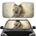 White Lion Golden Crown Jesus - Spiritual Faith Gift for Christian Believers Car Sunshade - 1
