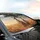 Kangaroo Family Outback Golden Hour Desert Dunes - Australian Wildlife Lover Gift Car Sunshade - 6