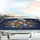 Folk Art Floral Blossoms Leaves Swirling Vines - Decorative Home Gift Car Sunshade - 5