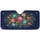 Folk Art Floral Blossoms Leaves Swirling Vines - Decorative Home Gift Car Sunshade - 3