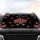 Glossy Red Cherry Cluster Emerald Leaves Dark Stems – Everyday Decor Gift for Fruit Lovers Car Sunshade - 4