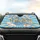Skeletons Driving Car Interior Steering Wheel Cactus Clouds - Car Lover Home Decor Gift Car Sunshade - 4