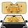Golden Honey Jar Bumblebees Honeycomb Daisies - Honey Lover Gift Car Sunshade - 1