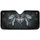 Wolf Head Tribal Scrollwork Swirling Filigree Feathers Gems - Dark Fantasy Enthusiast Gift Car Sunshade - 3