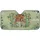 Panda Bears Treehouse Bamboo Pink Orange Yellow Blossoms Green Hills - Wildlife Lover Gift Car Sunshade - 3