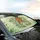 Panda Bears Treehouse Bamboo Pink Orange Yellow Blossoms Green Hills - Wildlife Lover Gift Car Sunshade - 6