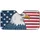 Bald Eagle American Flag Independence Day Gift for Veterans Car Sunshade - 3