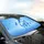 Ornate Butterflies Starburst Water - Nature Lover Home Decor Gift Car Sunshade - 6