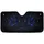 Black Panther Face Glowing Sapphire Eyes Jungle Tribal Markings - Car Interior Gift Car Sunshade - 3