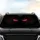 Demonic Eyes Eyelids Swirling Tendrils Obsidian Ancient Glyphs - Horror Fan Gift Car Sunshade - 4