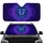 Wolf Head Crystalline Mandala - Mystical Cyberpunk Enthusiast Gift Car Sunshade - 1