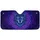 Wolf Head Crystalline Mandala - Mystical Cyberpunk Enthusiast Gift Car Sunshade - 3
