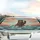 Friendly Waving Brown Bear Ocean Waves Sky Sun Rays - Travel Essentials Car Sunshade - 5