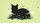 Black Cat White Flowers Lime Green Leaves - Home Decor Gift for Cat Lover Car Sunshade - 7