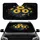Sunflowers Indigo Golden Leaves Black Organic Floral Vines - Home Decor Gift Car Sunshade - 1