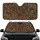 Forest Camouflage Leaves Branches - Nature Lover Gift Car Sunshade - 1