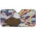 Bald Eagle American Flag Stars Stripes Clouds Lightning - Independence Day Gift for Veterans Car Sunshade - 3