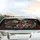 Ornate Gothic Skeleton Bat Gramophone Music - Music Lover Gift Car Sunshade - 5