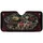 Ornate Gothic Skeleton Bat Gramophone Music - Music Lover Gift Car Sunshade - 3