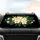 Plumeria Flowers Tropical Leaves - Beach Getaway Driving Gift Car Sunshade - 4
