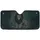 Striding Lion Dark Mane Orange Gold Eyes Ancient Etchings Wildlife Lover Gift Car Sunshade - 3